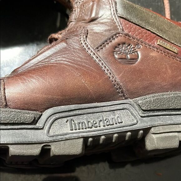 Timberland Brown Leather Men\'s Shoes size 8 wide main image 8